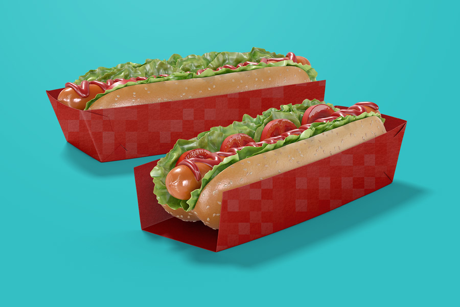 empaques pata hot dog